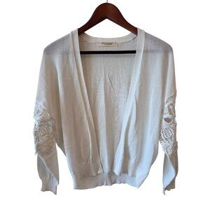 Gâteau Romantique White Lace Sleeve Cardigan Lt weight Womens One Size Fits Most